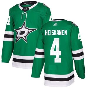 Kinder Dallas Stars Eishockey Trikot Miro Heiskanen 4 Kelly Grün Authentic